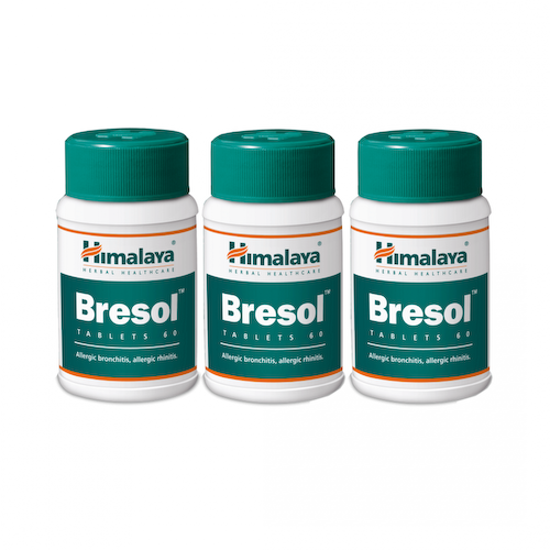 Набор Бресол (3 х 60 таб, 250 мг), Bresol Set, произв. Himalaya #1