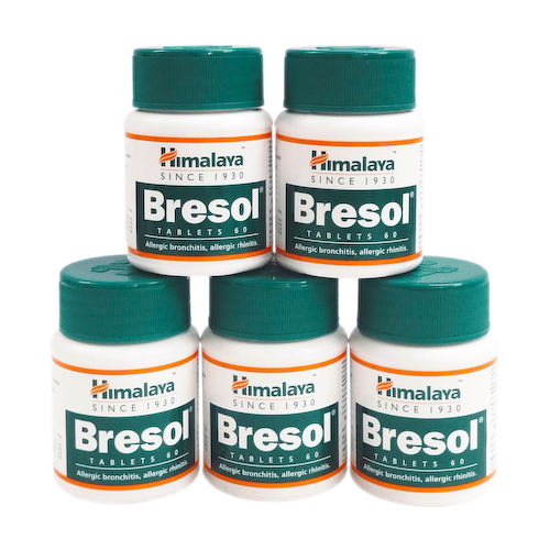 Набор Бресол (5 х 60 таб, 250 мг), Bresol Set 5, произв. Himalaya #1