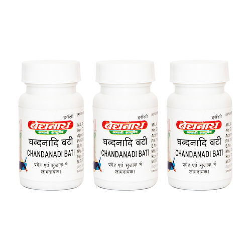 Набор Чанданади Вати (3 x 40 таб, 375 мг), Chandanadi Bati Set, произв. Baidyanath #1