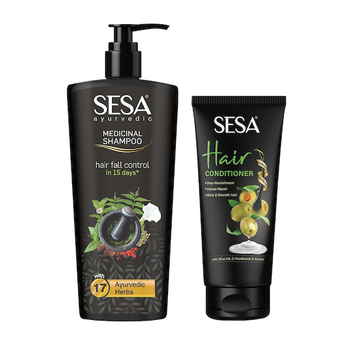 Набор для контроля выпадения волос (500 мл + 300 мл), Hair Fall Control Set, произв. Sesa #1
