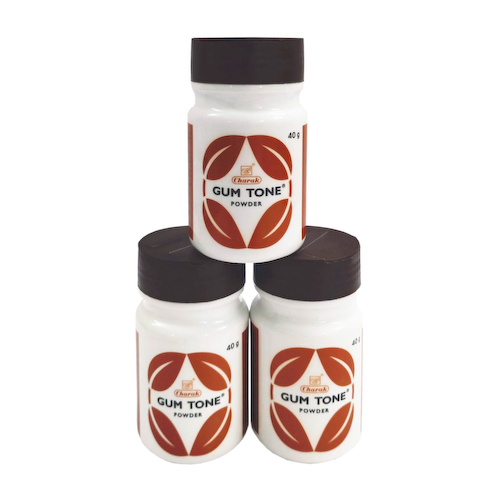 Набор для полости рта Гам Тон (3 х 40 г), Gum Tone Powder Set, произв. Charak #1