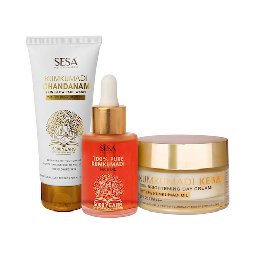 Набор для ухода за тусклой кожей (100 мл + 30 мл + 50 г), Radiance Solution &amp; Care Set, произв. Sesa #1