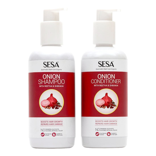 Набор для восстановления волос (300 мл + 300 мл), Onion Damage Repair Set, произв. Sesa #1