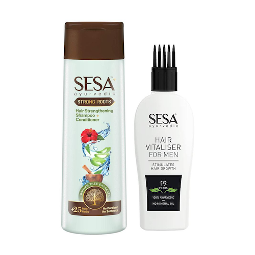 Набор для восстановления волос для мужчин (200 мл + 100 мл), Hair Vitaliser for Men Set, произв. Sesa #1