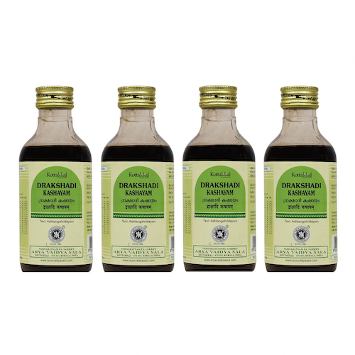 Набор Дракшади Кашаям (4 x 200 мл), Drakshadi Kashayam Set, произв. Kottakkal Ayurveda #1