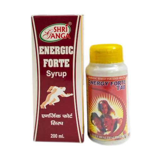 Набор Энерджи Форте (100 таб + 200 мл), Energy Forte Set, произв. Shri Ganga Pharmacy #1