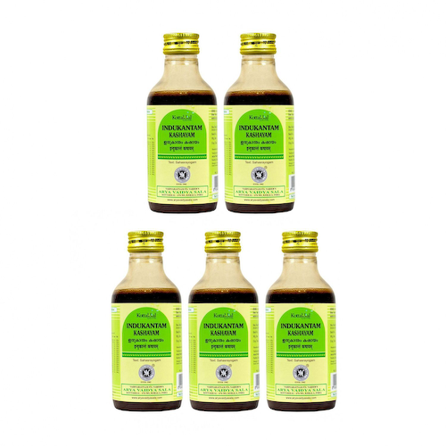 Набор Индукантам Кашаям (5 x 200 мл), Indukantam Kashayam Set, произв. Kottakkal Ayurveda #1