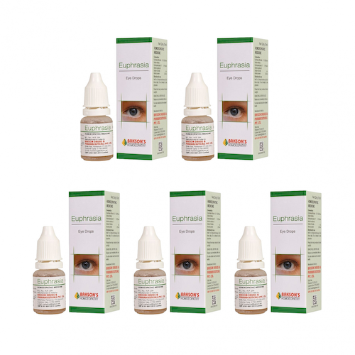 Набор капель для глаз Эуфразия (5 x 10 мл), Euphrasia Eye Drops Set, произв. Bakson #1