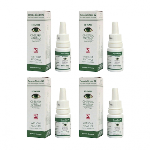 Набор капель для глаз Цинерария Маритима (4 x 10 мл), Cineraria Maritima Eye Drop Set, произв. Schwabe #1
