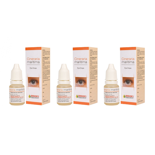 Набор капель для глаз Цинерария Маритима (3 x 10 мл), Cineraria Maritima Eye Drops Set, произв. Bakson #1