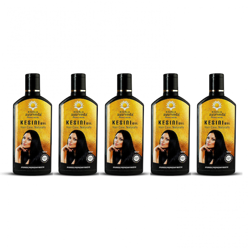 Набор Кесини: масло для волос (5 x 100 мл), Kesini Hair Oil Set, произв. Kerala Ayurveda #1
