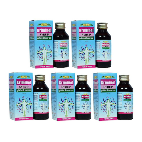 Набор Криминол (5 x 100 мл), Kriminol Syrup Set, произв. Vyas #1