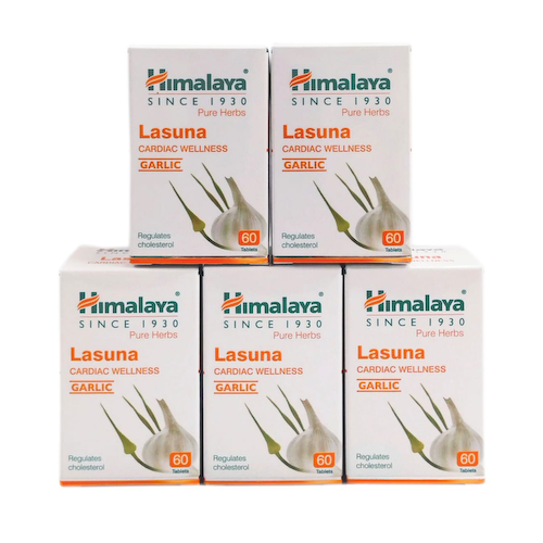 Набор Ласуна (5 х 60 таб, 250 мг), Lasuna Set 5, произв. Himalaya #1