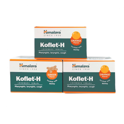 Набор леденцов Кофлет-Н (3 х 60 шт), Koflet-H Set, произв. Himalaya #1