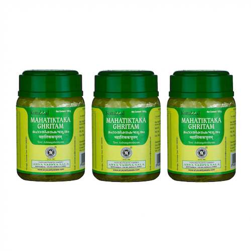 Набор Махатиктака Гхритам (3 x 150 г), Mahatiktaka Ghritam Set, произв. Kottakkal Ayurveda #1