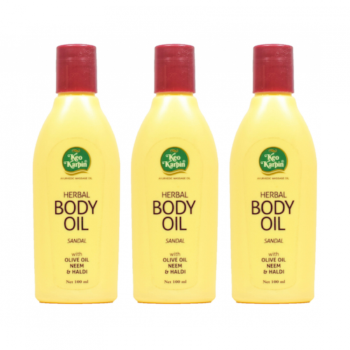 Набор массажного масла с Сандалом (3 x 100 мл), Herbal Body Oil Sandal Set, произв. Keo Karpin #1