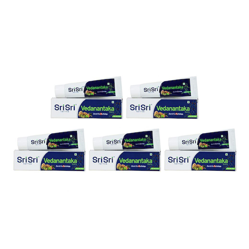 Набор мази Веданантака (5 x 30 г), Vedanantaka Balm Set, произв. Sri Sri Tattva #1