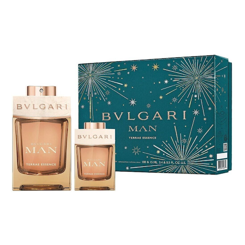 Набор мужской парфюмированной воды Сущность земли (100 мл + 15 мл), Man Terrae Essence Juice Eau De Parfum Set, произв. Bvlgari #1