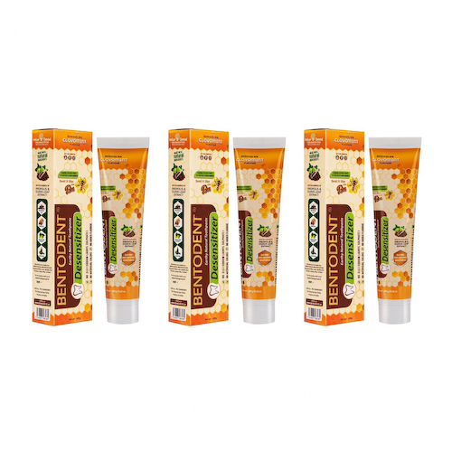 Набор натуральной зубной пасты с Прополисом и экстрактом Гуавы (3 x 100 г), Earthy Natural Toothpaste Set, произв. Bentodent #1