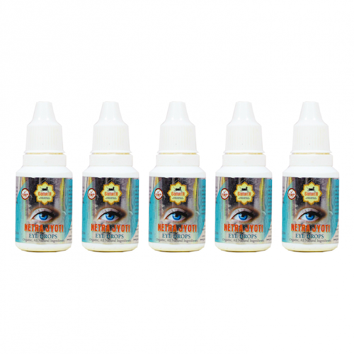 Набор Нетра Джьйоти (5 x 15 мл), Netra Jyoti Eye Drops Set, произв. Gomata #1