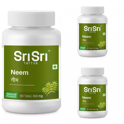 Набор Ним (3 x 60 таб, 300 мг), Neem Set, произв. Sri Sri Tattva #1