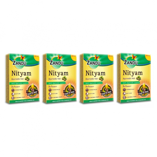 Набор Нитьям (4 x 30 таб), Nityam Tablet Set, произв. Zandu #1