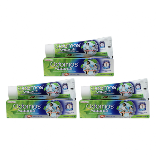 Набор Одомос (3 x 100 г), Odomols Naturals Mosquito Repellent Set, произв. Dabur #1