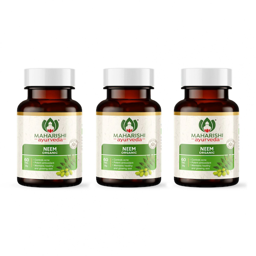 Набор Органический Ним (3 x 60 таб, 500 мг), Organic Neem Set, произв. Maharishi Ayurveda #1
