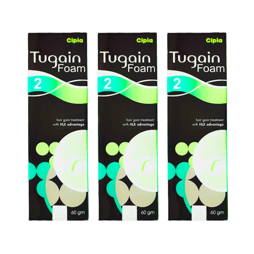 Набор пены Тугэйн 2% (3 x 60 г), Tugain Foam 2 Set, произв. Cipla #1