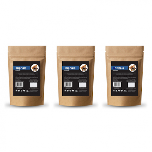 Набор порошка Трифалы (3 x 100 г), Triphala Powder Set, произв. Herb Essential #1