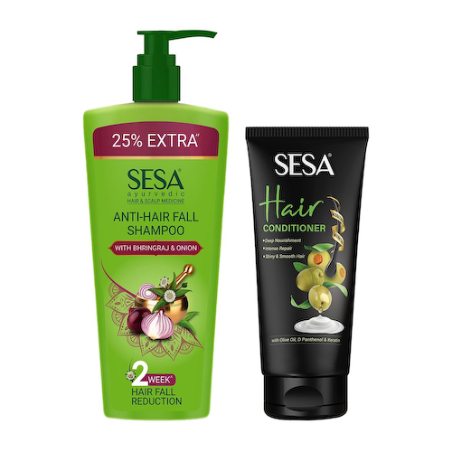 Набор против выпадения волос (500 мл + 300 мл), Hair Fall Rescue Set, произв. Sesa #1