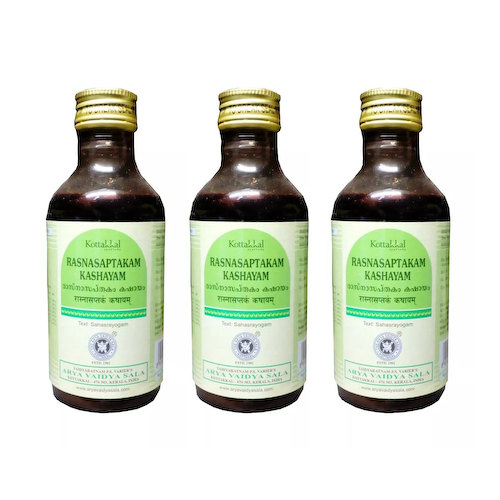 Набор Раснасаптакам Кашаям (3 x 200 мл), Rasnasaptakam Kashayam Set, произв. Kottakkal Ayurveda #1