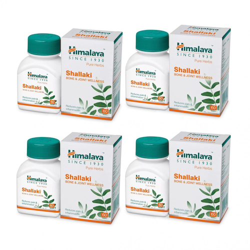 Набор Шаллаки (4 x 60 таб, 125 мг), Shallaki Set, произв. Himalaya #1