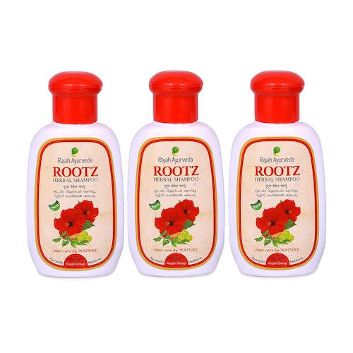 Набор шампуней для волос Рутз (3 х 100 мл), Rootz Herbal Shampoo Set, произв. Rajah Ayurveda #1