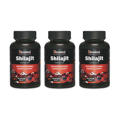 Набор Шиладжит (3 x 60 кап, 500 мг), Shilajit Set, произв. Himalaya #1