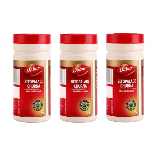 Набор Ситопалади Чурна (3 х 60 г), Sitopaladi Churna Set, произв. Dabur #1