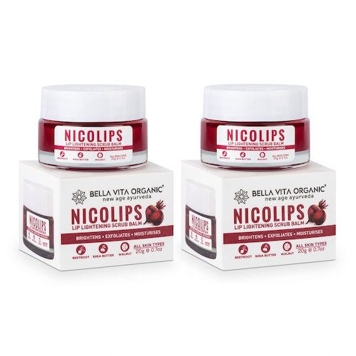 Набор Скраб-бальзам для осветления губ (2 x 20 г), NicoLips Lip Lightening Scrub Balm Set, произв. Bella Vita #1