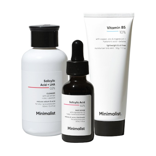 Набор средств против акне (100 мл + 30 мл + 50 г), Anti-Acne Kit Set, произв. Minimalist #1