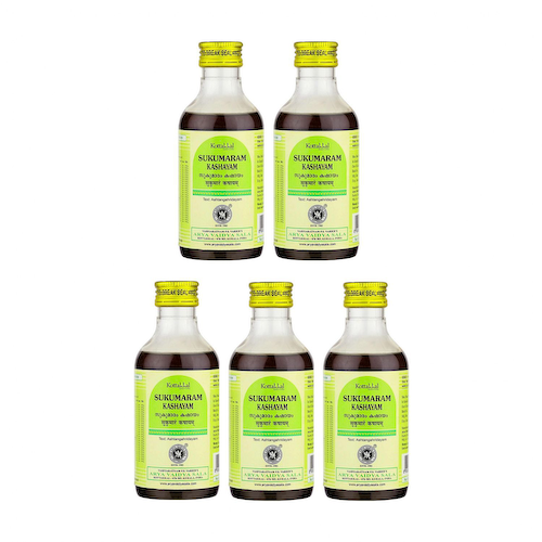 Набор Сукумара Кашаям (5 x 200 мл), Sukumaram Kashayam Set, произв. Kottakkal Ayurveda #1