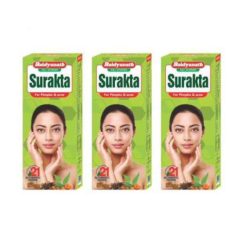 Набор Суракта (3 x 200 мл), Surakta Set, произв. Baidyanath #1