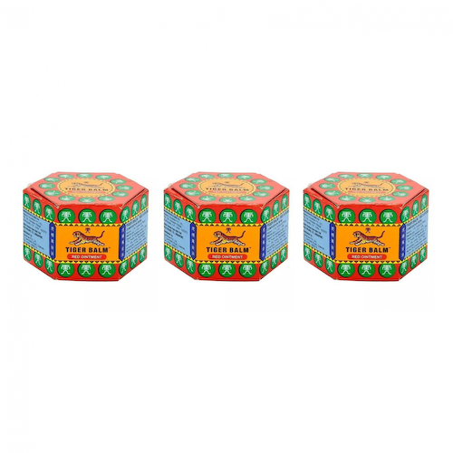 Набор Тигровый бальзам Красный (3 x 8 мл), Red Tiger Balm Set, произв. Hawpar #1
