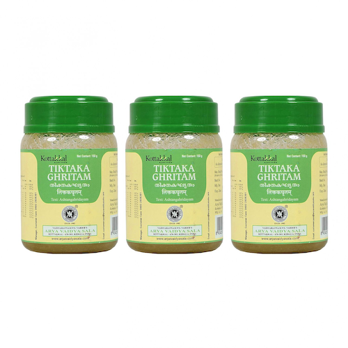 Набор Тиктака Гритам (3 x 150 г), Tiktaka Ghritam Set, произв. Kottakkal Ayurveda #1