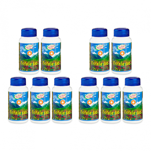Набор Трифала (10 x 200 таб), Trifala Set, произв. Shri Ganga Pharmacy #1