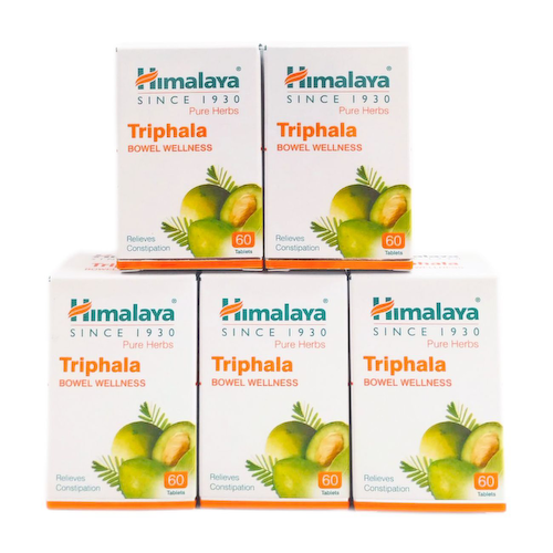 Набор Трифала (5 х 60 таб, 250 мг), Triphala Set 5, произв. Himalaya #1
