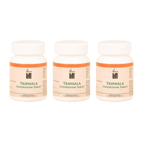 Набор Трифала Чуранам (3 x 100 таб), Triphala Chooranam Set, произв. Isha Life #1