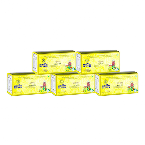 Набор Трипа: тибетский чай (5 x 20 пак, 2 г), Tripa Tea Set, произв. Sorig #1