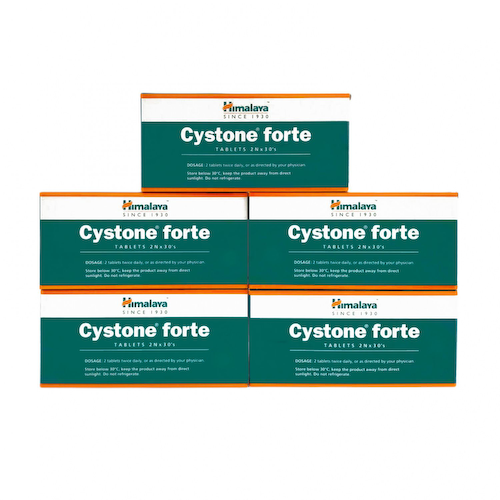 Набор Цистон Форте (5 х 60 таб), Cystone Forte Set 5, произв. Himalaya #1
