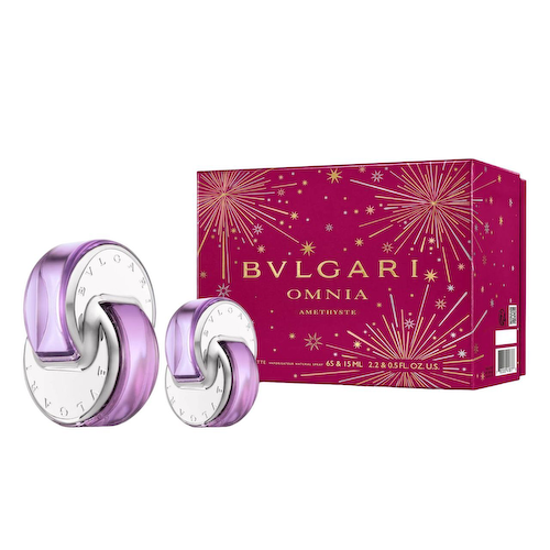Набор туалетной воды Омния Аметист (65 мл + 15 мл), Omnia Amethyste Eau De Toilette Juice Set, произв. Bvlgari #1
