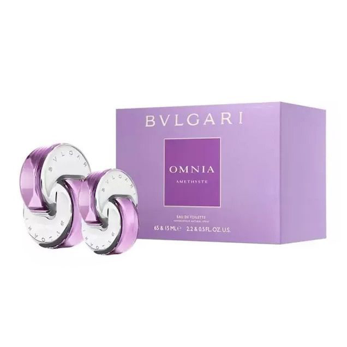 Набор туалетной воды Омния Аметист (65 мл + 15 мл), Omnia Amethyste Eau De Toilette Set, произв. Bvlgari #1