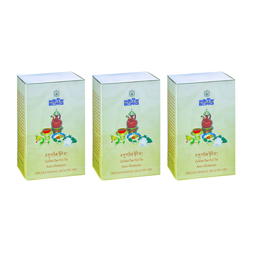 Набор За-Кху-Чхи-Ний: тибетский чай (3 x 20 пак), Za-Khu-Chee-Nyii Tea Set, произв. Sorig #1